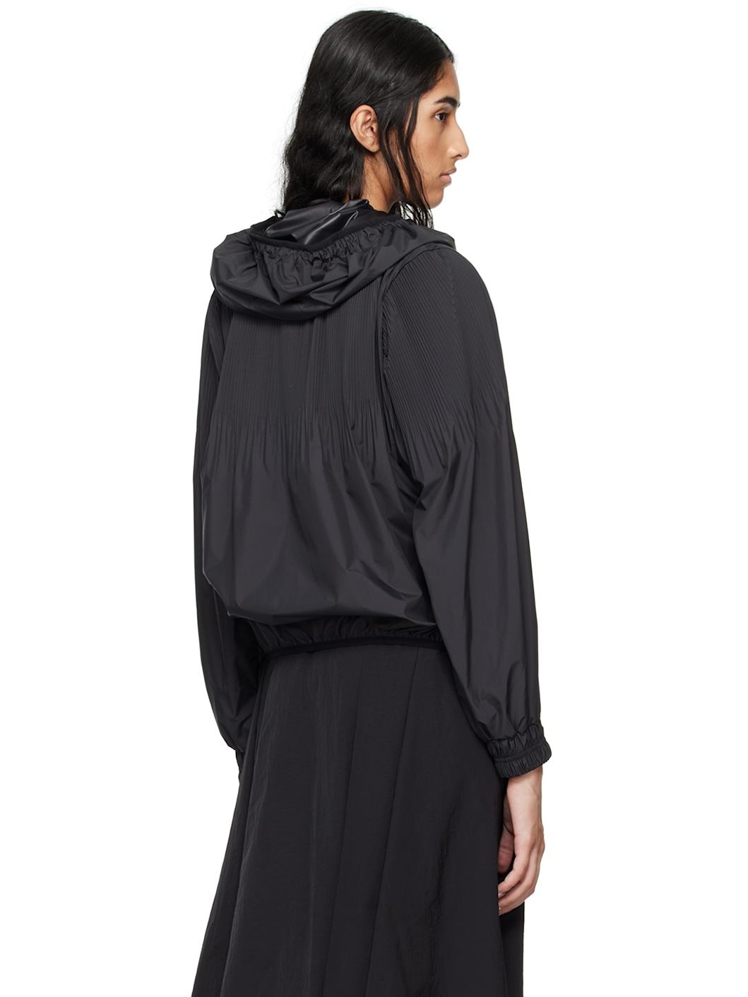 Black Auxonne Windbreaker Jacket - 3
