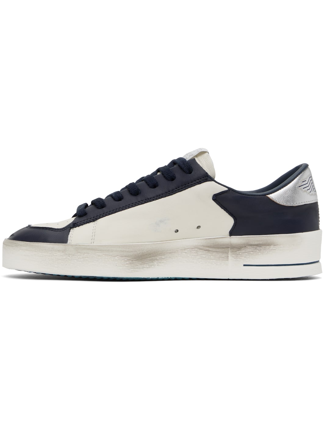 Navy & White Stardan Sneakers - 3