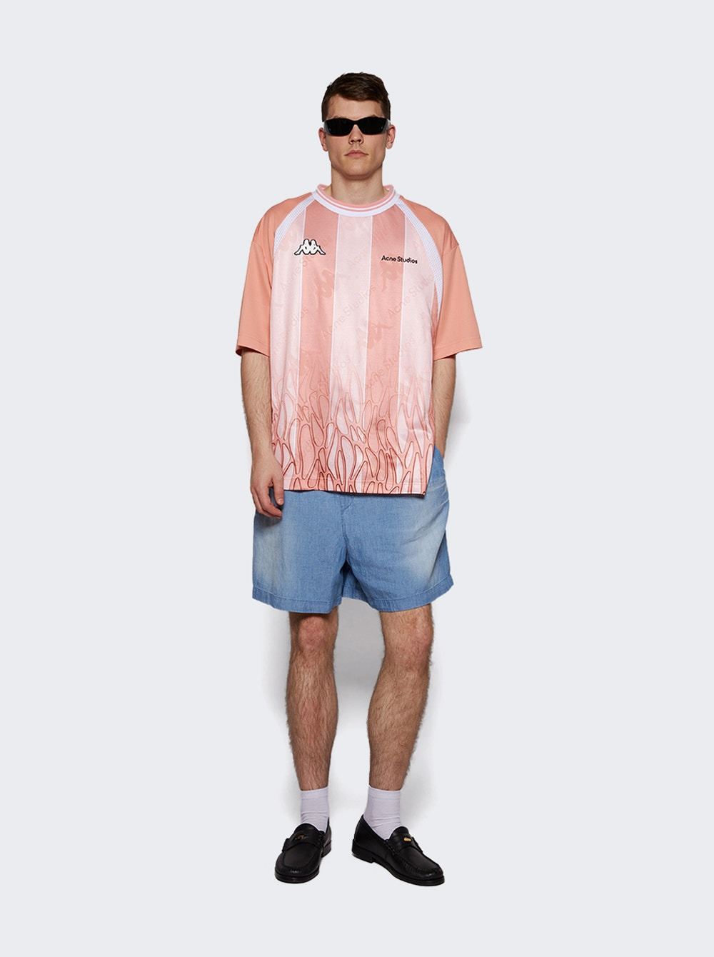 X Kappa Logo Tee Light Pink - 5