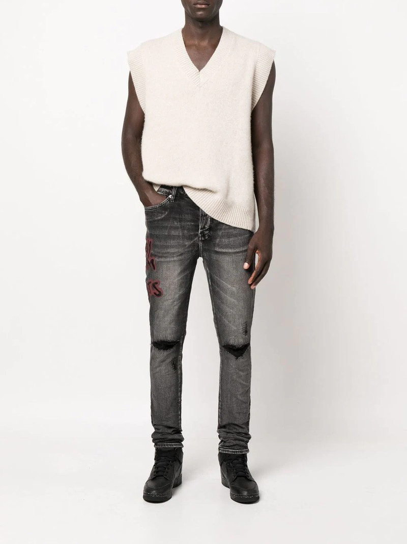 Ksubi spray-paint Van Winkle skinny jeans outlook