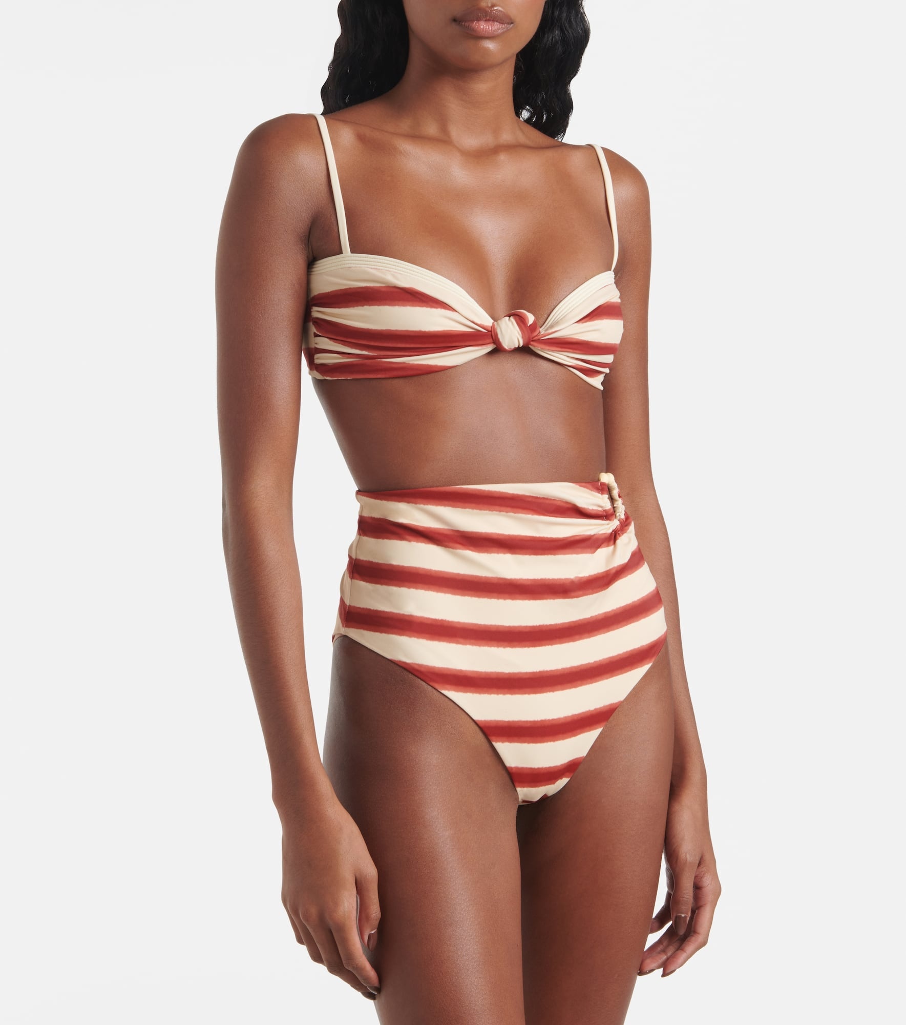 Striped bikini top - 2