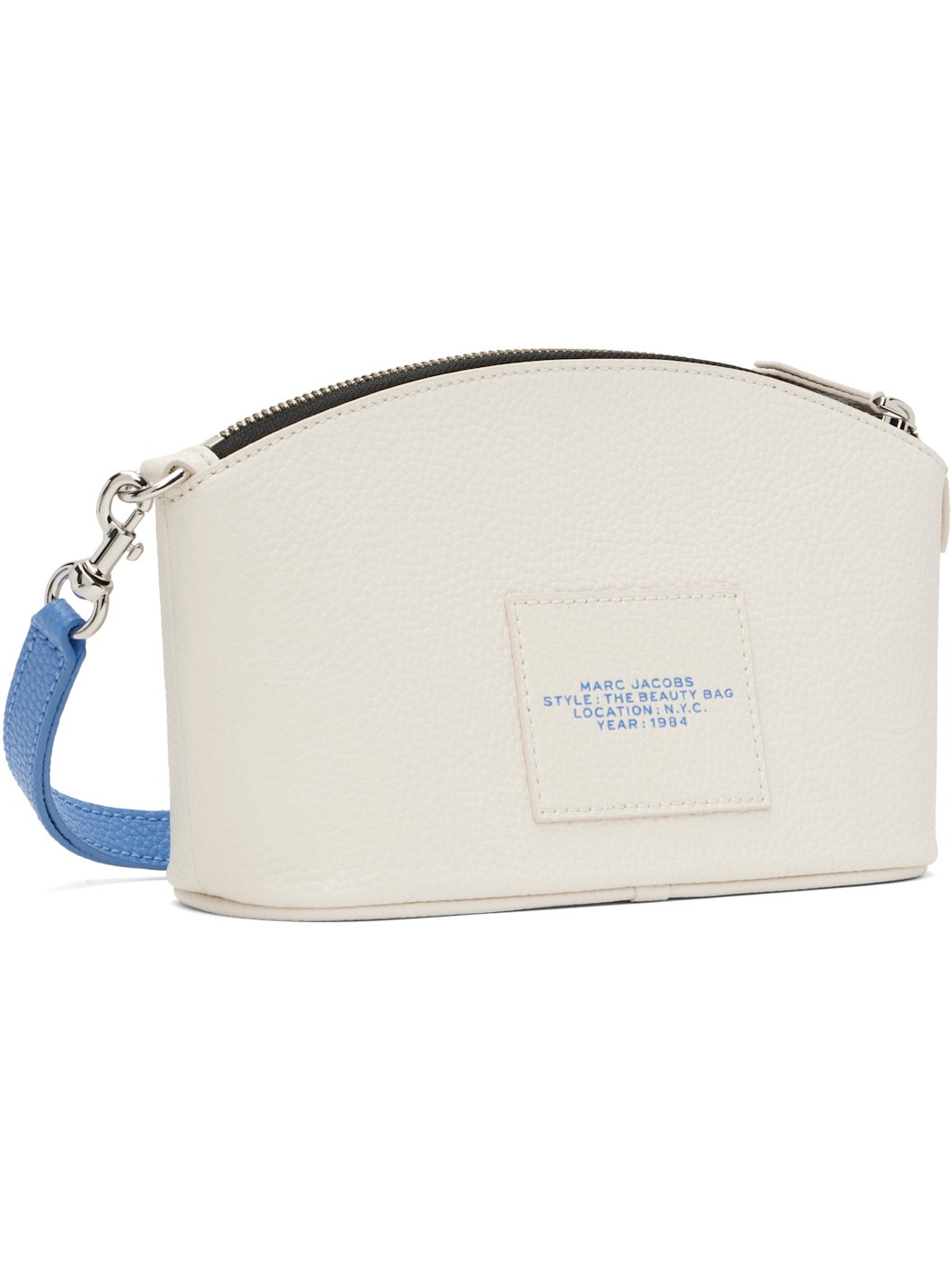 White 'The Sticker Patch Beauty Bag' Cosmetic Pouch - 3