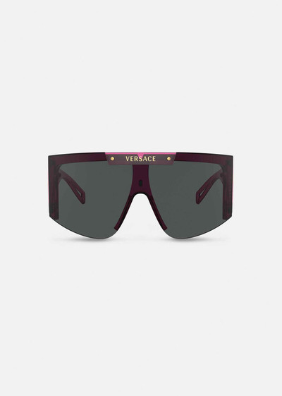 VERSACE Medusa Icon Shield Sunglasses outlook