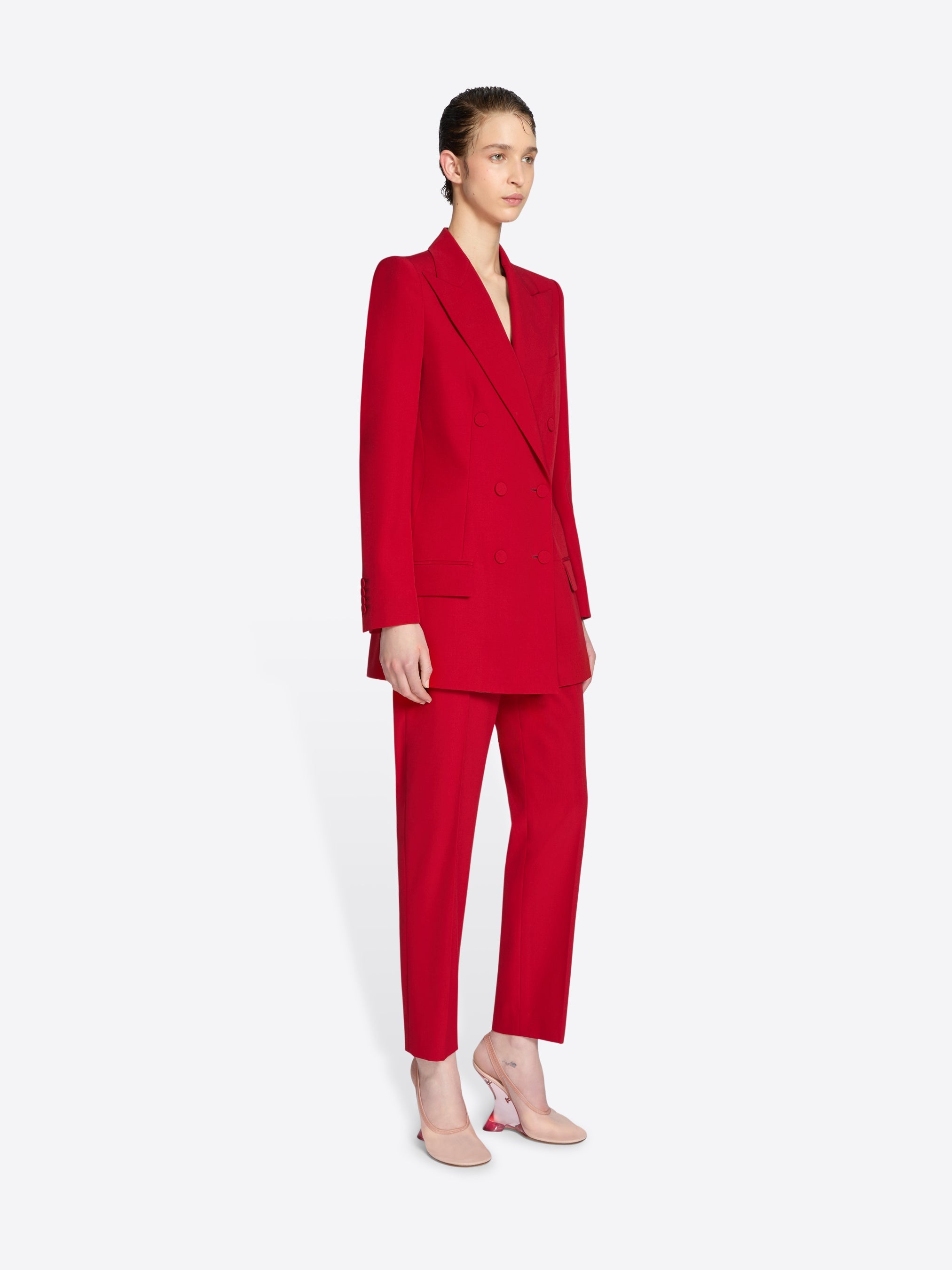 FITTED WOOL BLAZER - 3