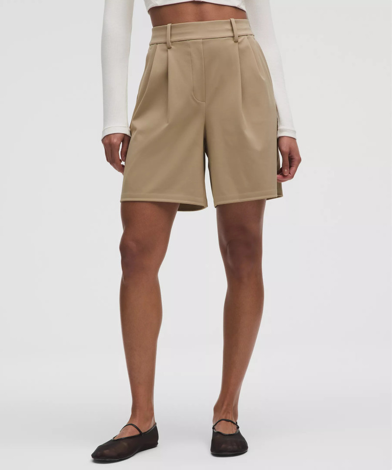 Daydrift Pleated High-Rise Short 7" 1