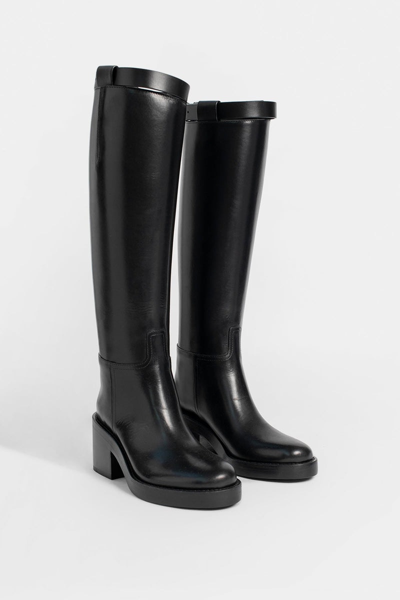 Stan Heel Riding Boots - 1