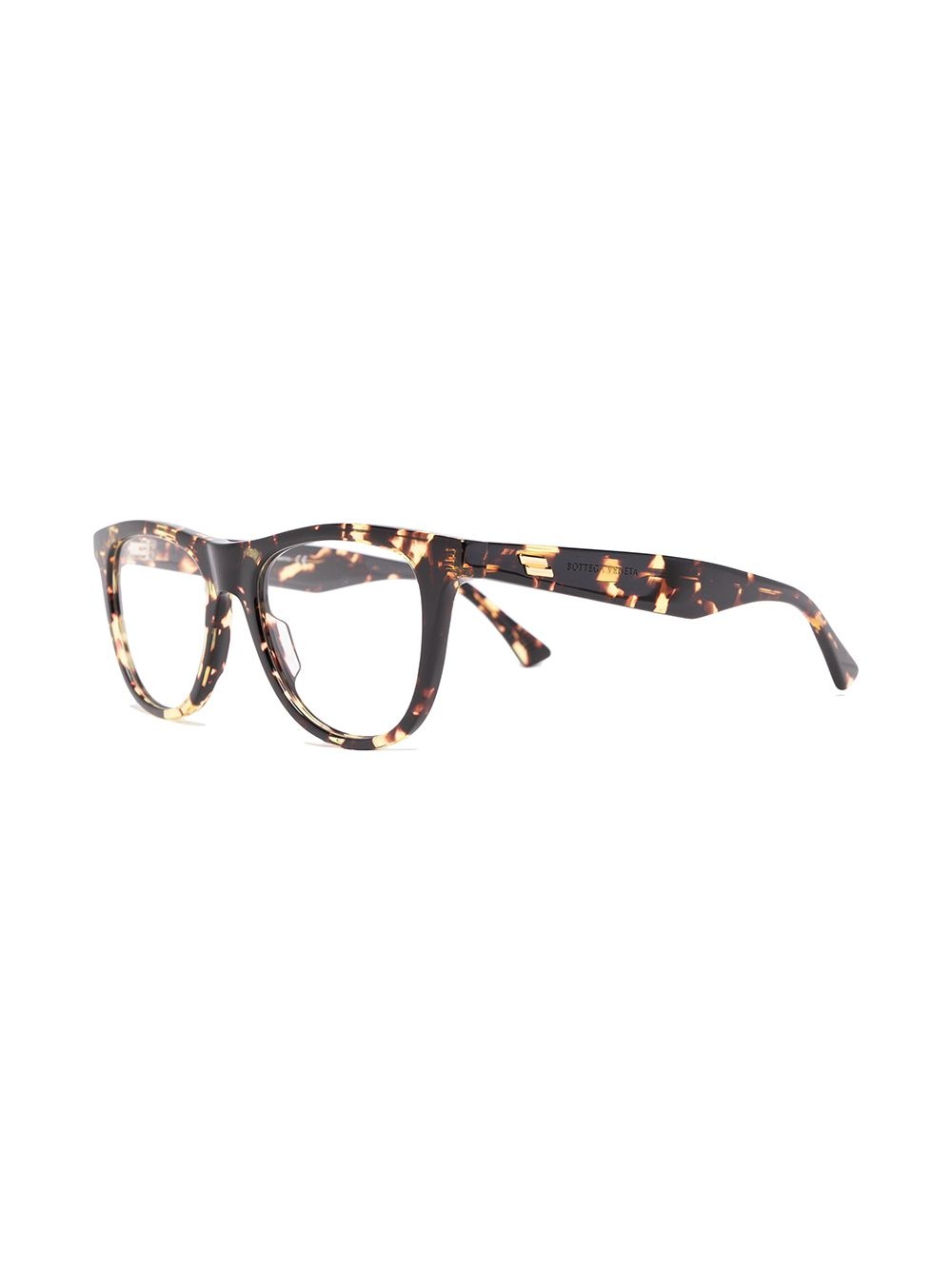 square-frame tortoiseshell glasses - 2