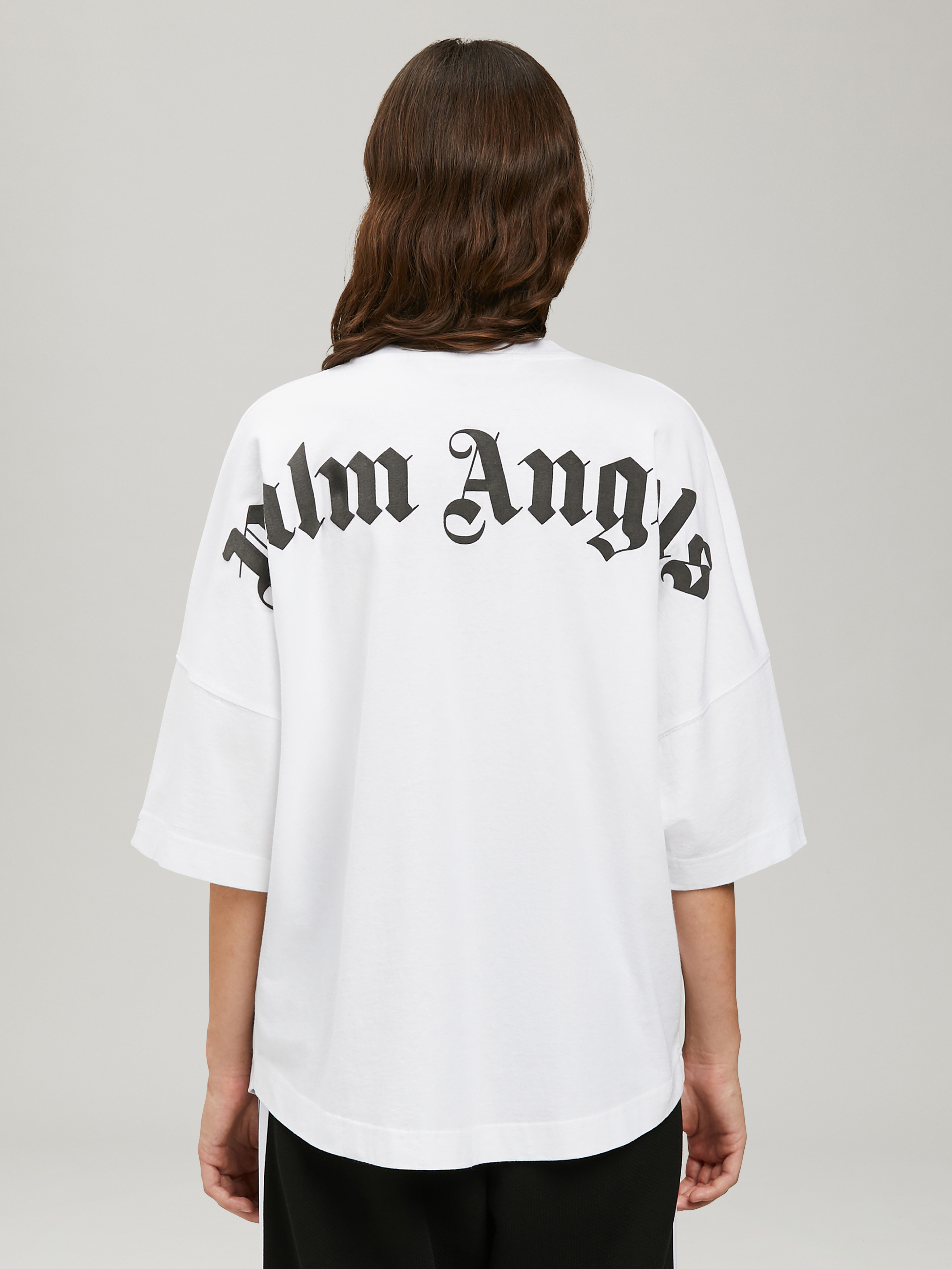 トップス Palm Angels NS LOGO OVER T-shirt Palm Angels Ns Logo Over Tee in Blue for Men | Lyst