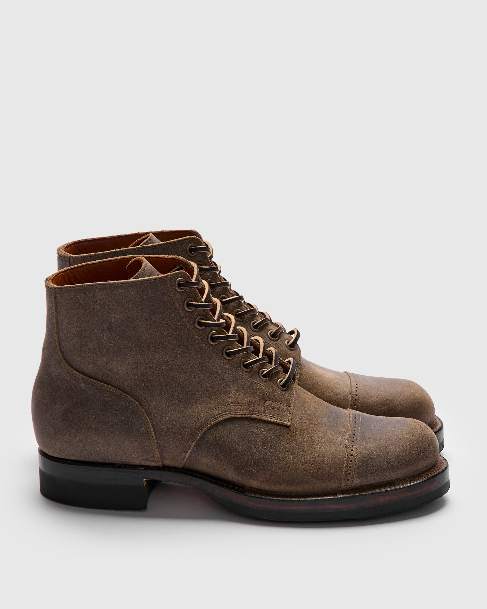 Service Boot 2040 in Tobacco Waxy Commander - 3