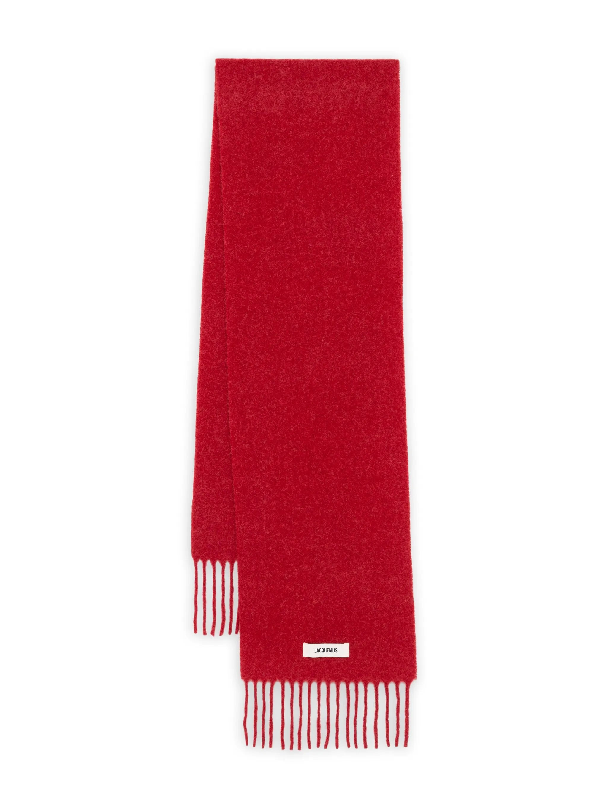 Jacquemus Le Carro Fringed Wool Scarf - 1