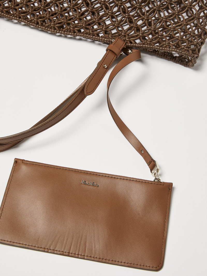 PLAGEMFILLET Shopper bag in woven cotton cord 6