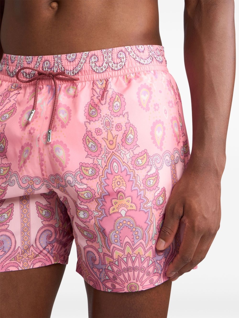 medallion-print swim shorts - 5
