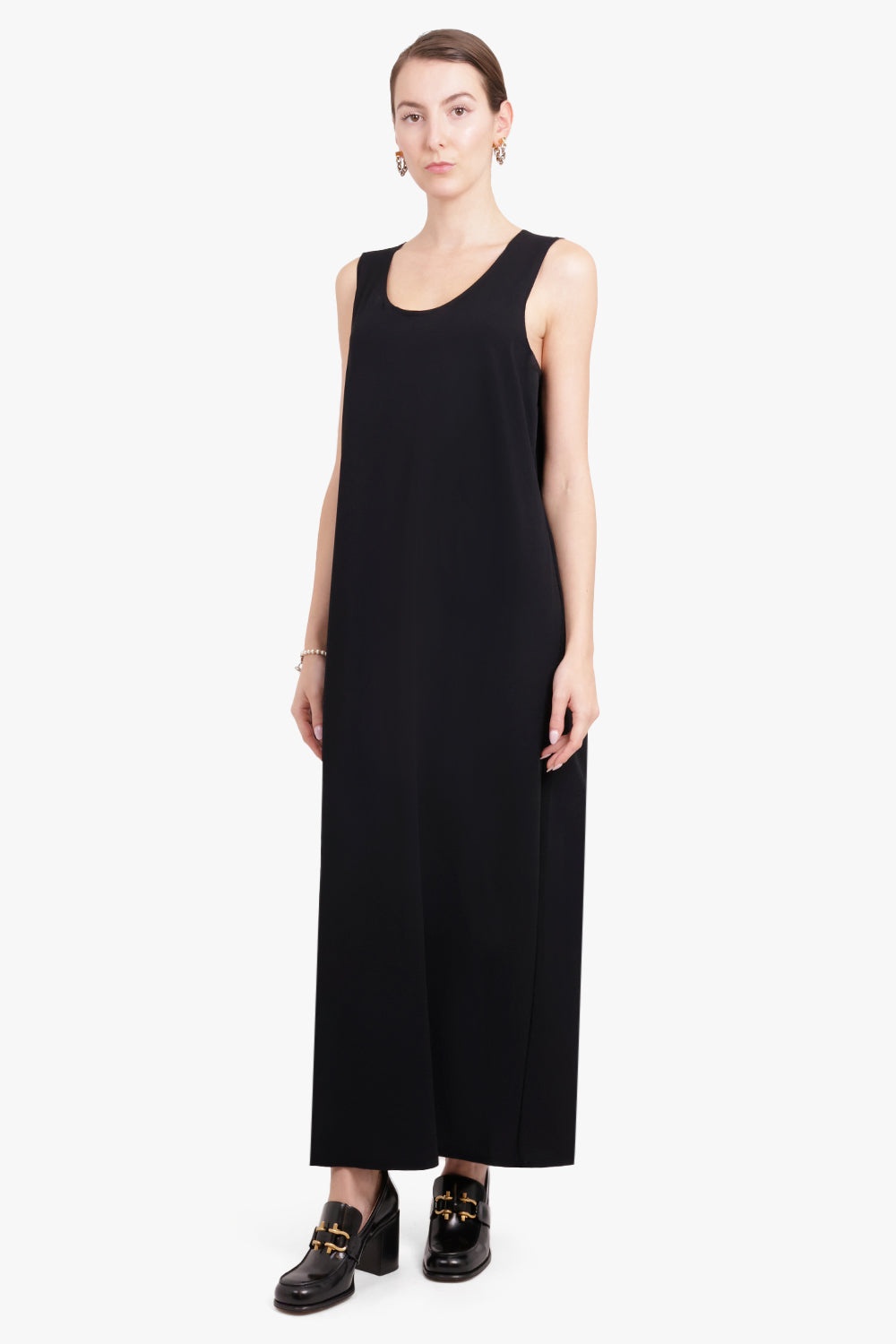 AGLA TUNIC STYLE MAXI DRESS | BLACK - 2