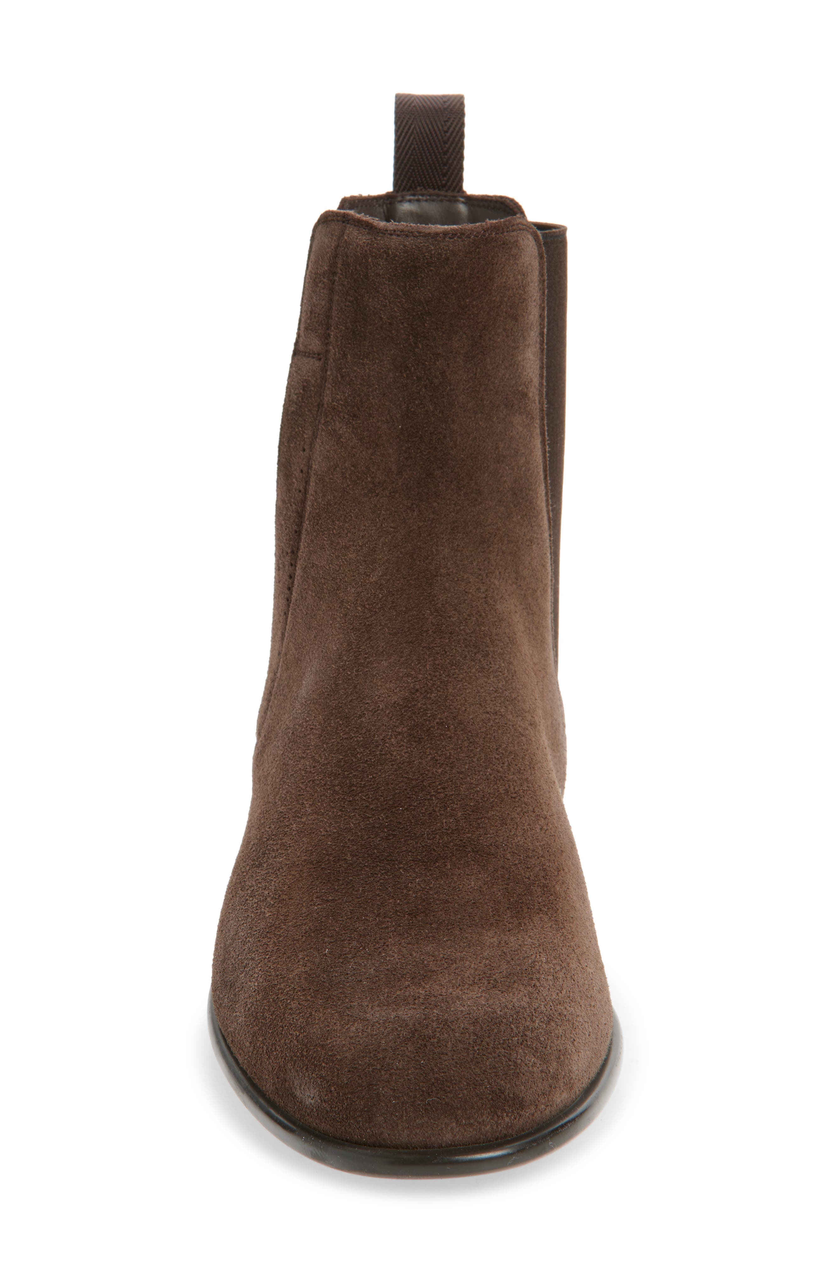 FERRAGAMO Angle Chelsea Boot in Tan Moro at Nordstrom - 4