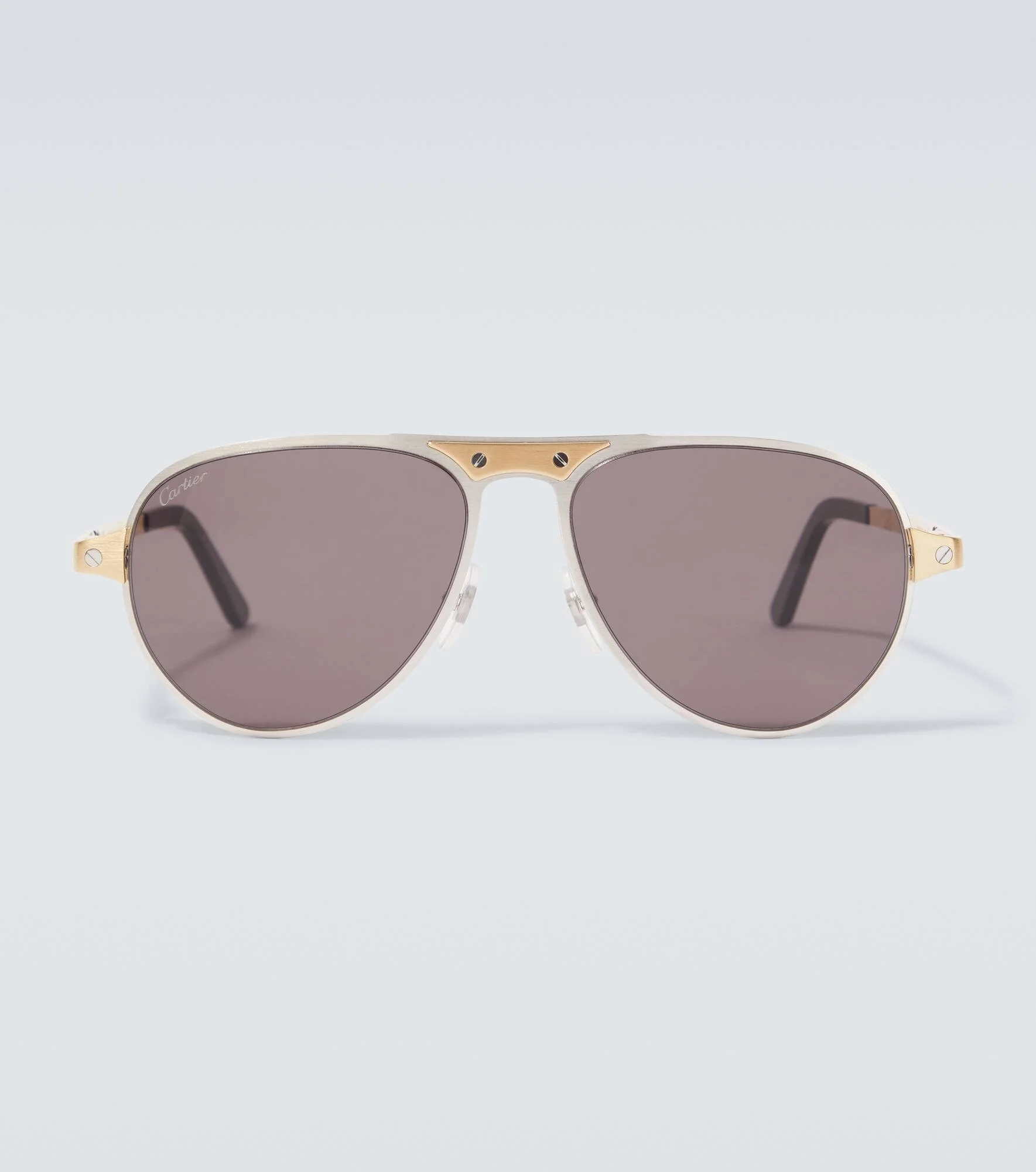 Santos De Cartier aviator sunglasses - 1