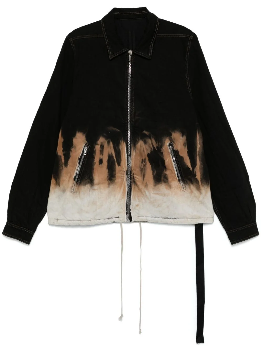 tie-dye denim jacket - 1