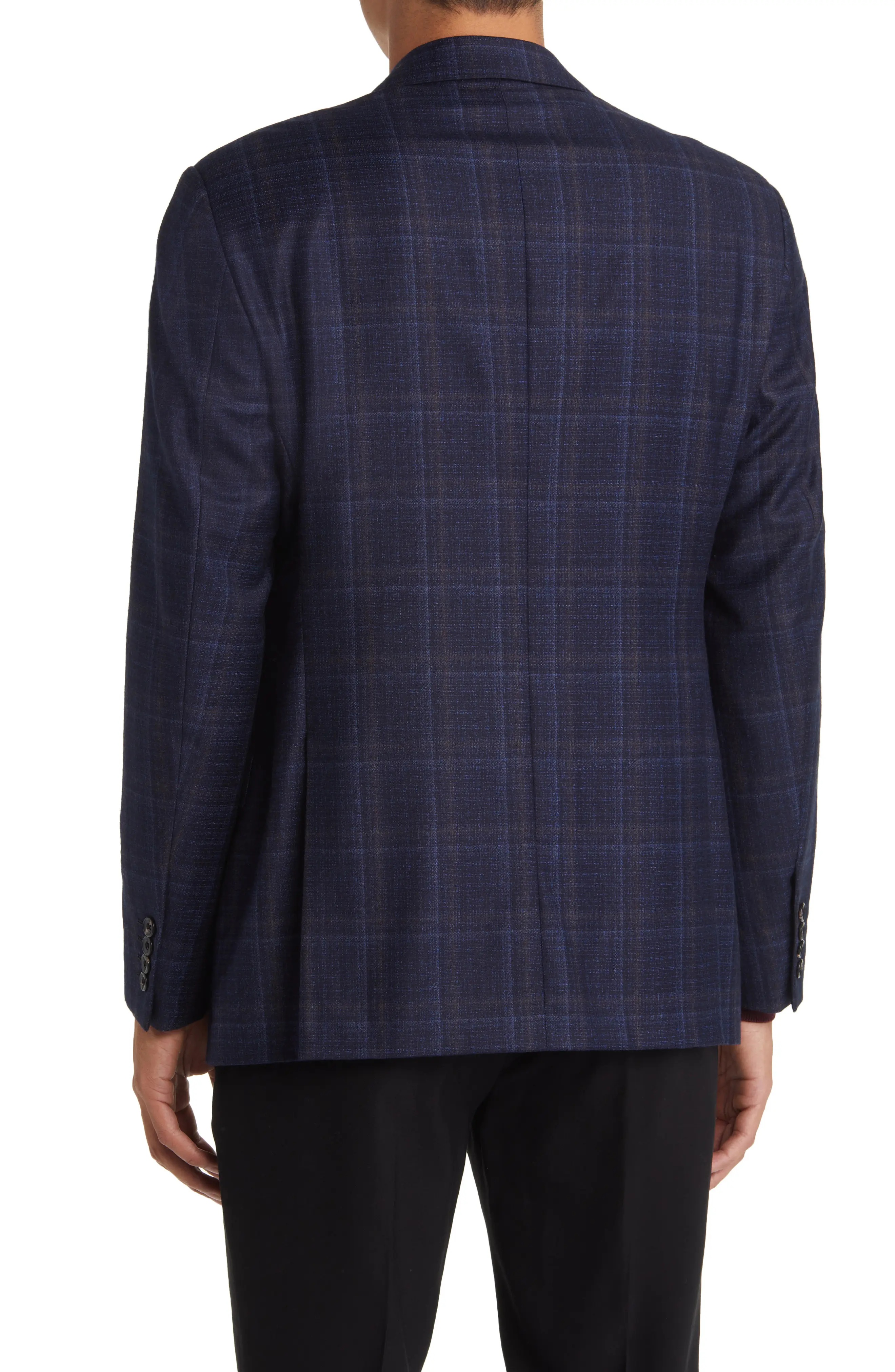 Plaid Virgin Wool Blazer - 2