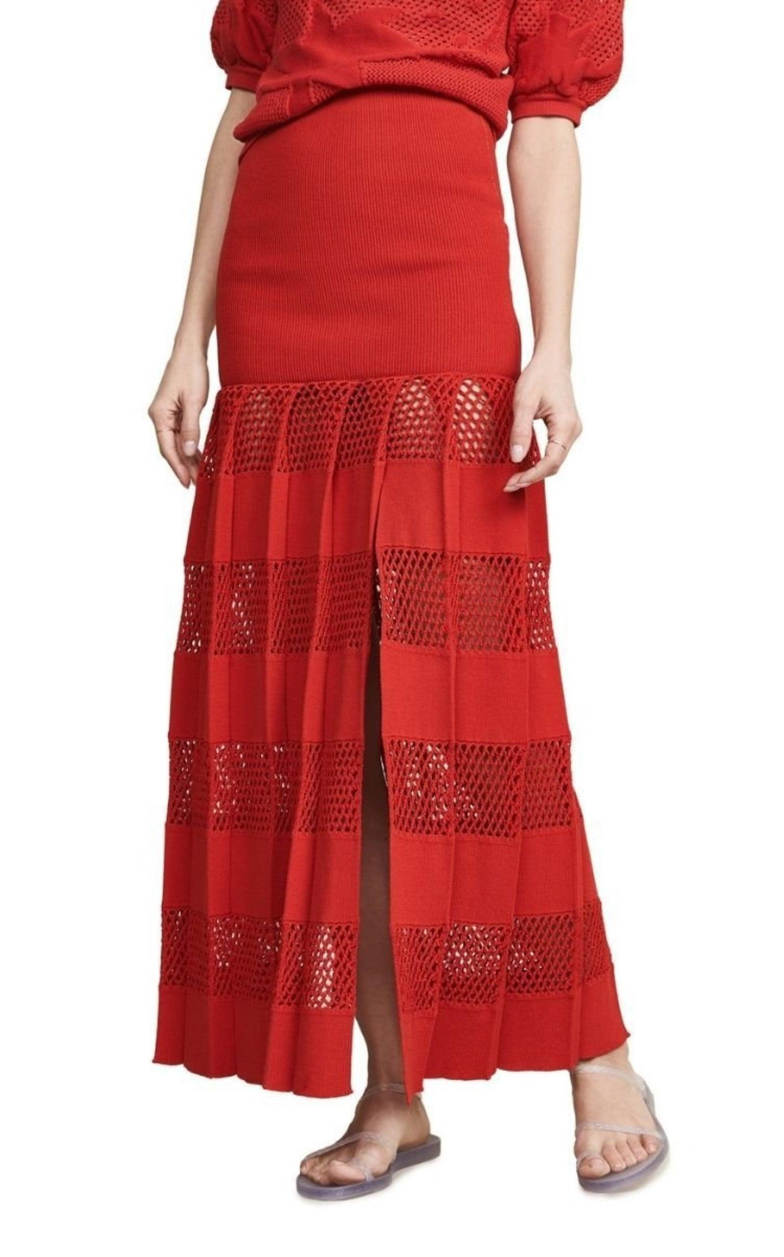 Sonia Rykiel - Textured Stripe Skirt - 6