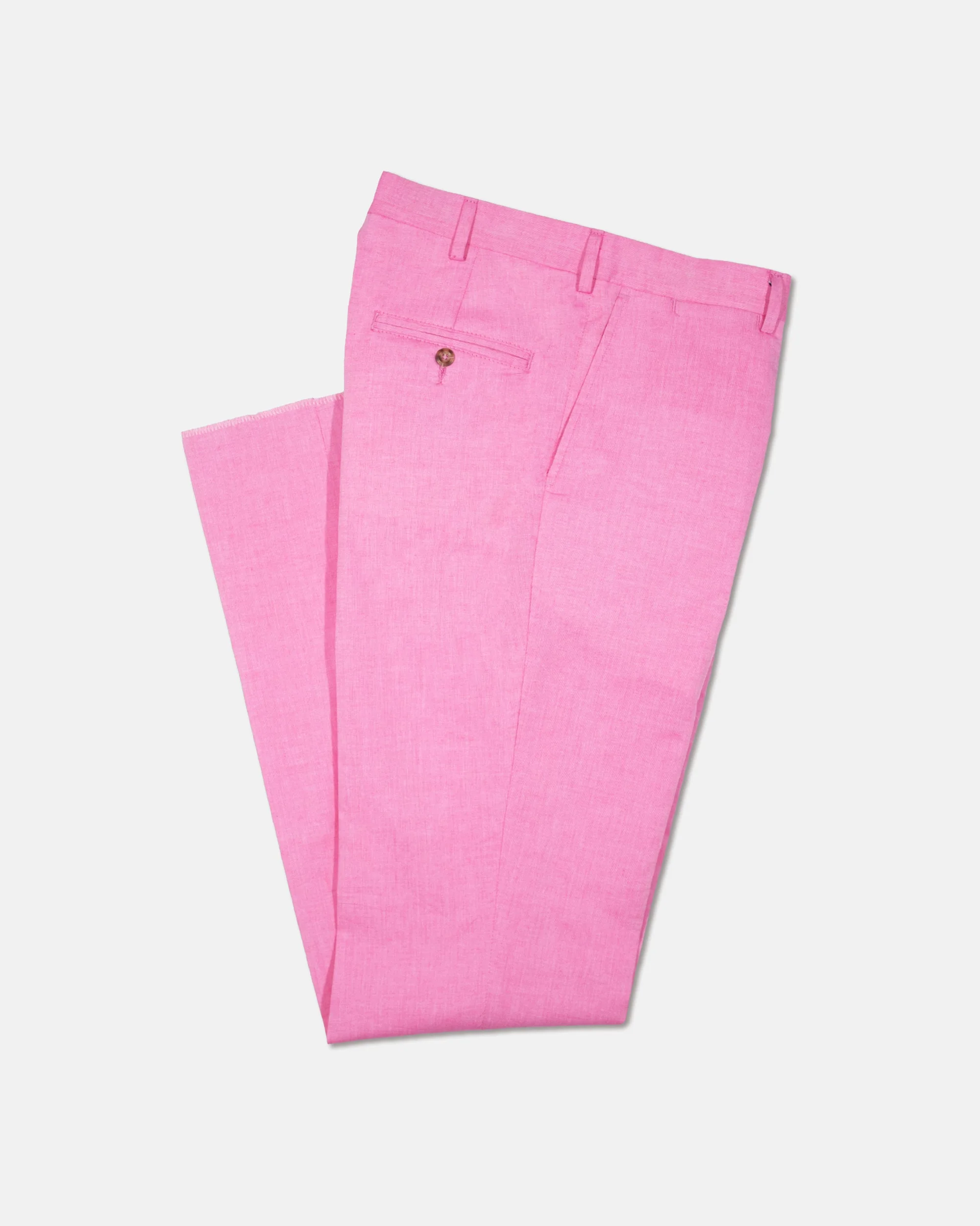 PINK CHAMBRAY PANT - CLASSIC FIT - 1