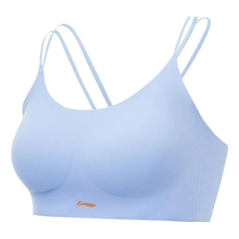 (WMNS) Li-Ning Training Sports Bra (High Impact) 'Lilac Violet' AUBT042-1 - 1