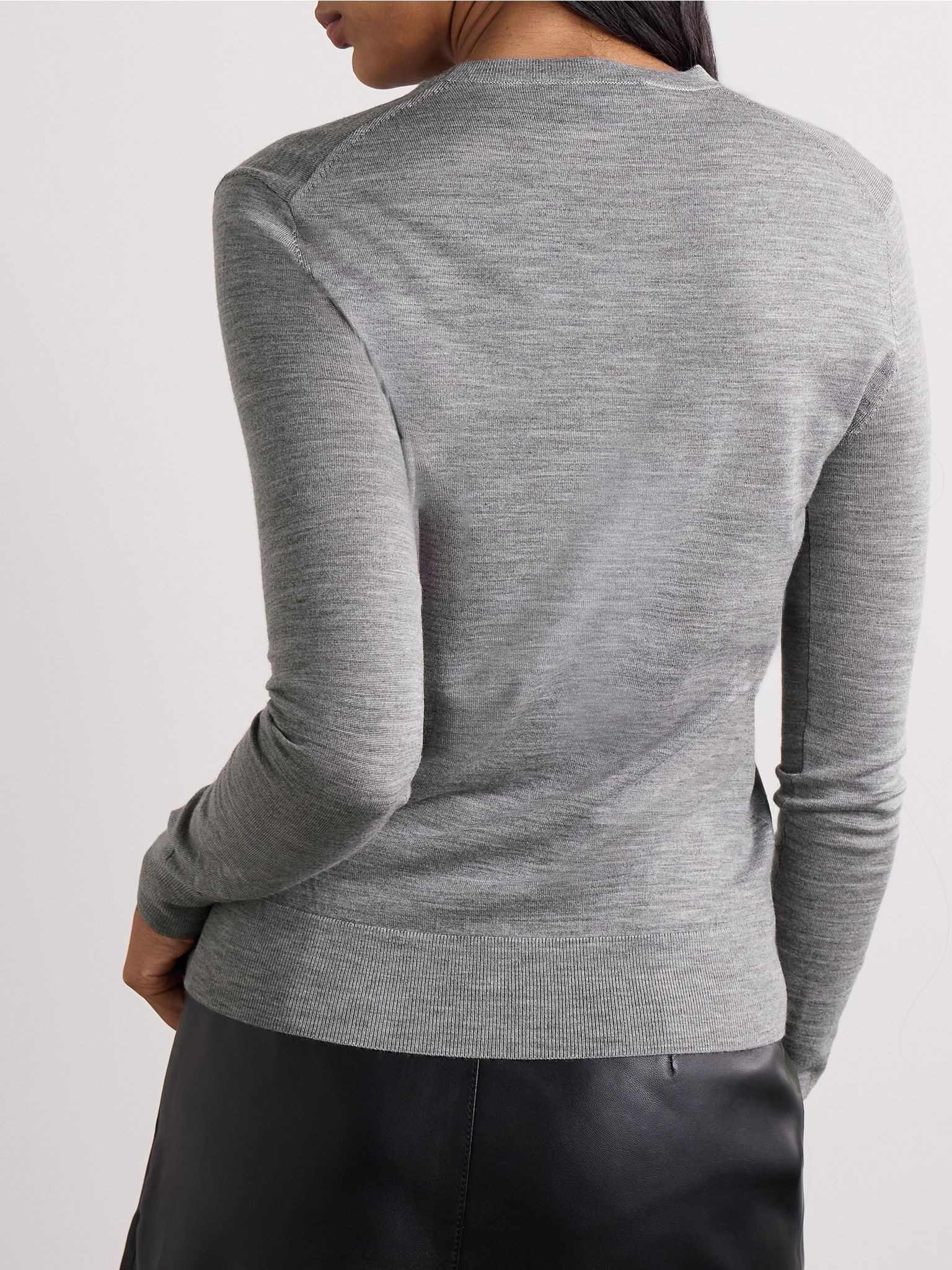 Wool-blend sweater Gray - 4