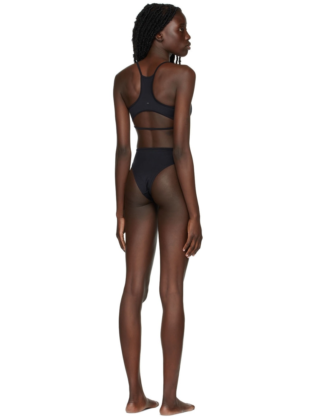 SSENSE Exclusive Black High Waist Bikini - 3