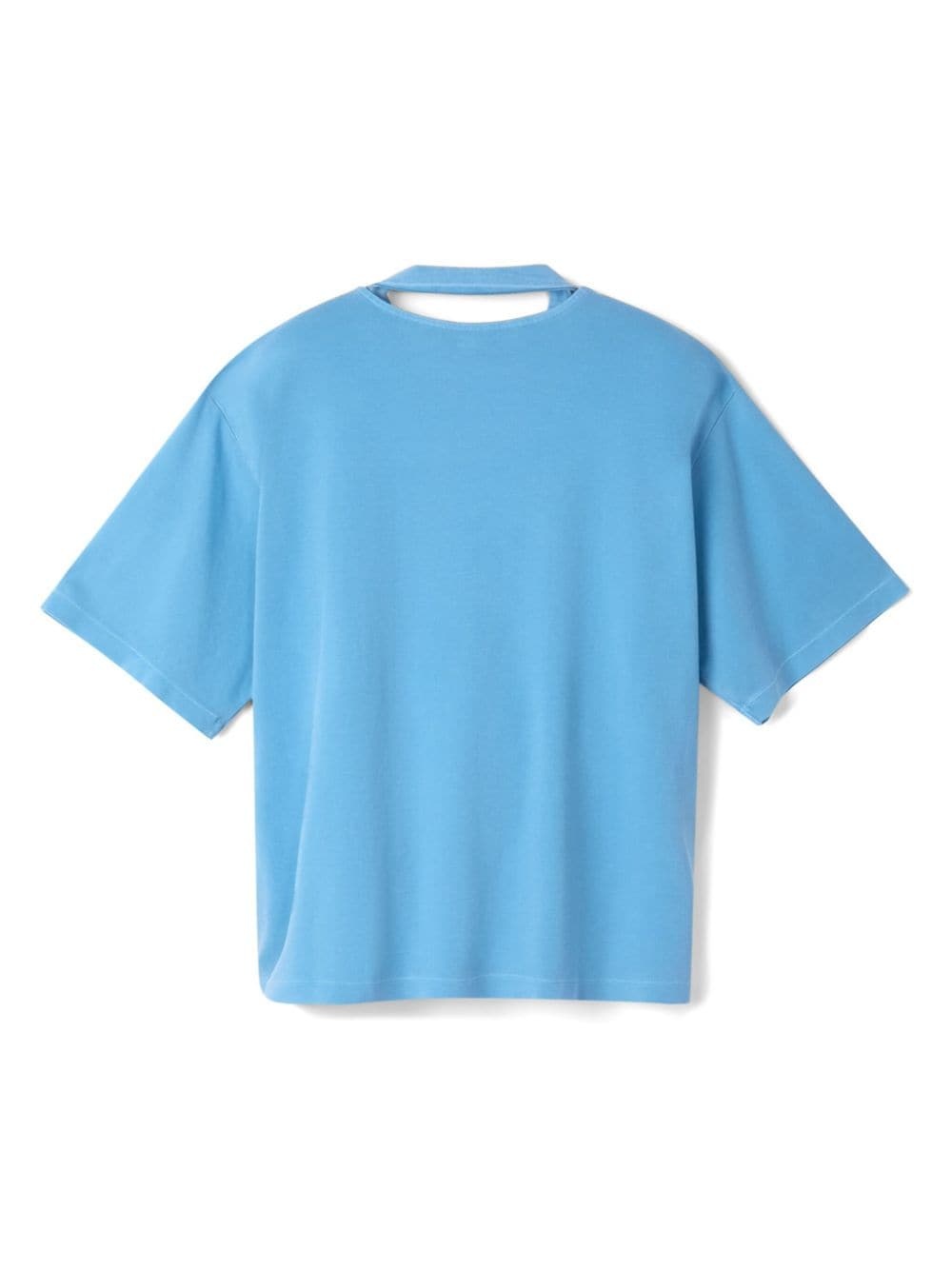 logo-embroidered cotton t-shirt - 2
