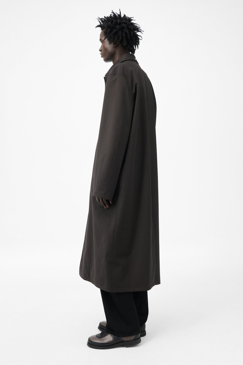 Our Legacy Cloak Carcoat Churchill Stripe Membrane Wool 3