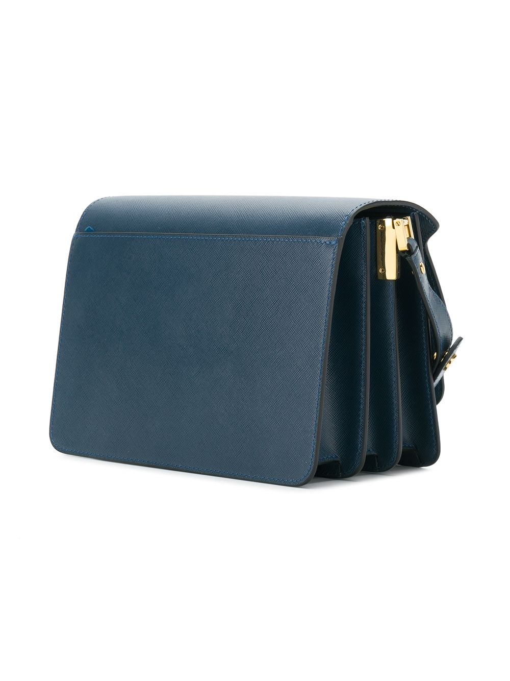 Trunk leather shoulder bag - 3