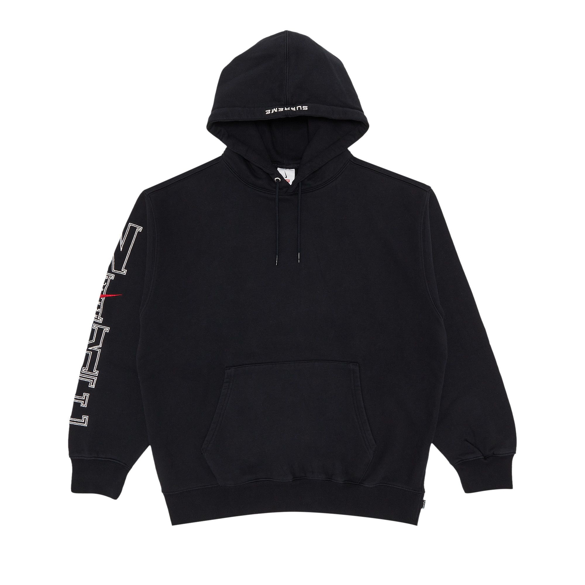 Supreme x Nike Hooded Sweatshirt 'Black' - 1