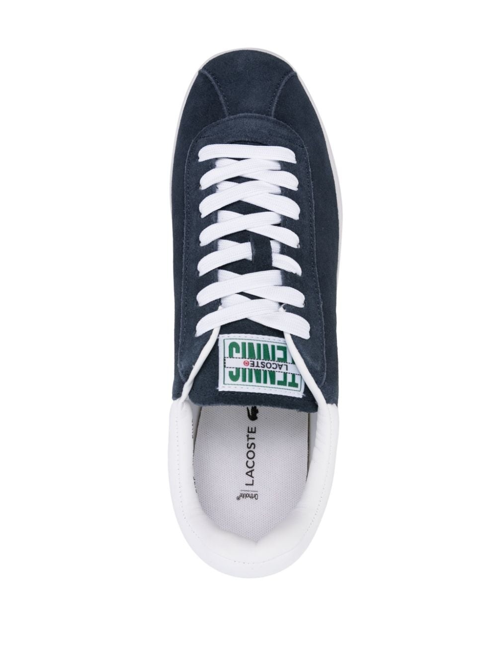 logo-debossed suede sneakers - 4