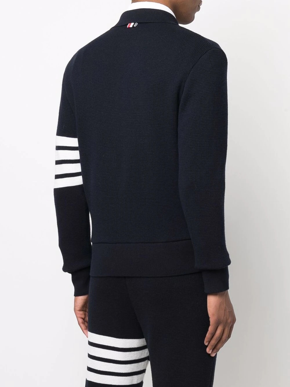 4-Bar cashmere cardigan - 4