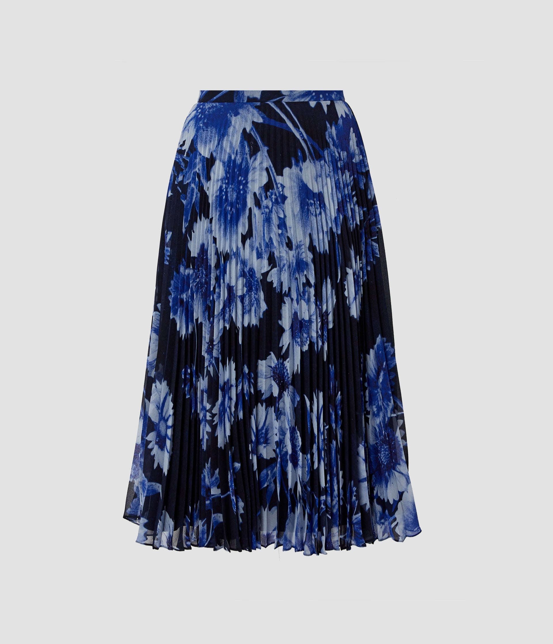PLEATED MIDI SKIRT - 1