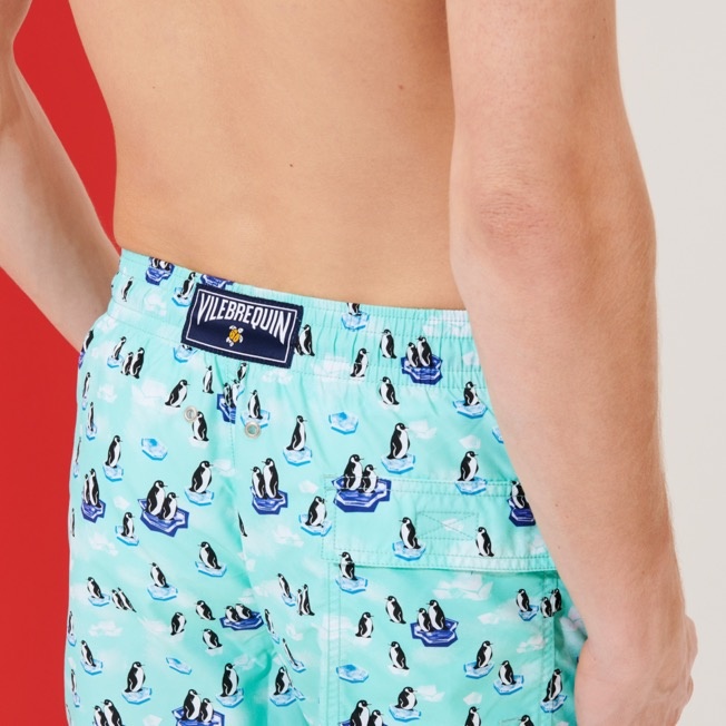 Men Swim Trunks 1995 Penguins On The Rock ! - 8