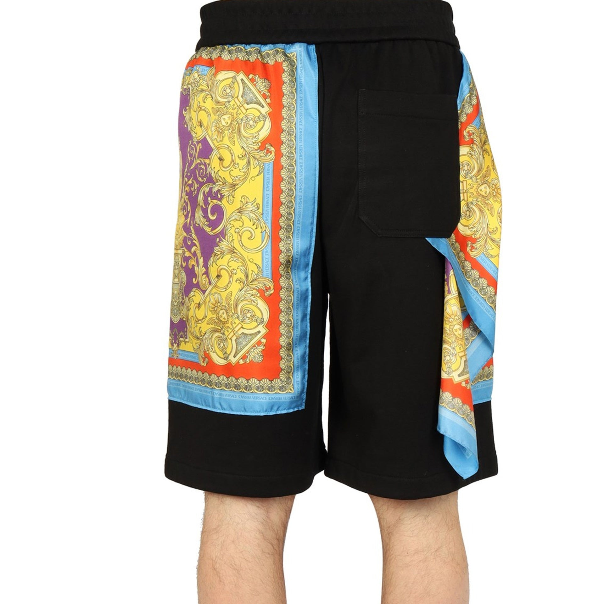 Versace Barocco Goddess Night Print Shorts Men - 4