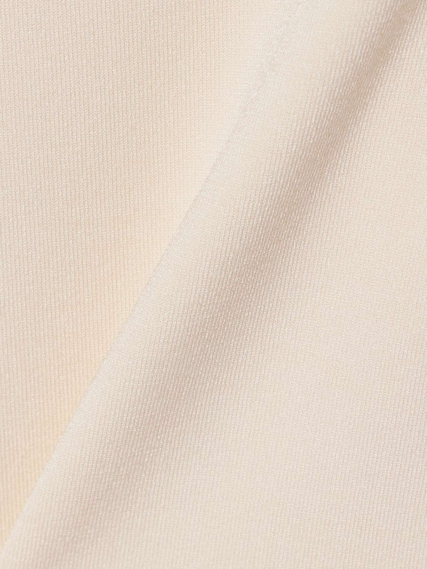 Hodette stretch-knit midi skirt Ecru - 5