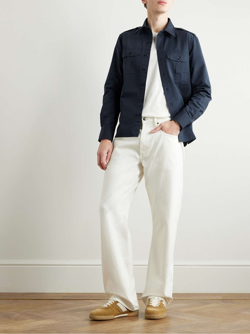 TOM FORD Cotton and Silk-Blend Poplin Shirt outlook