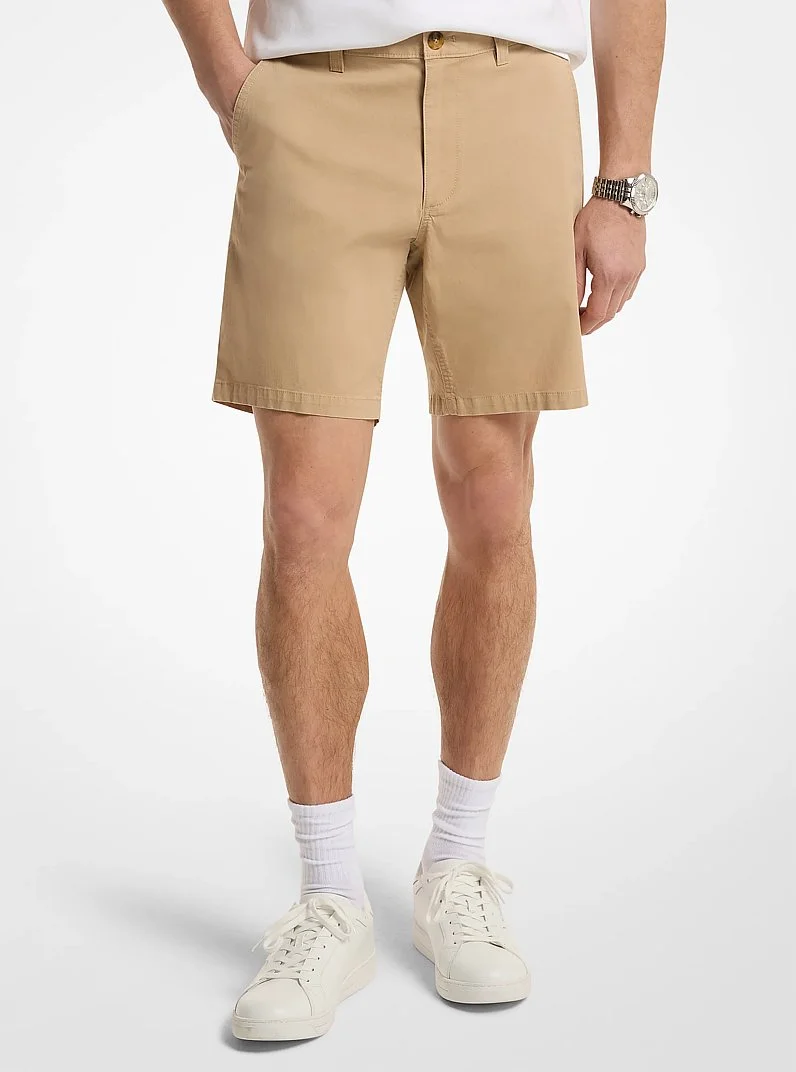 Stretch Cotton Shorts - 1