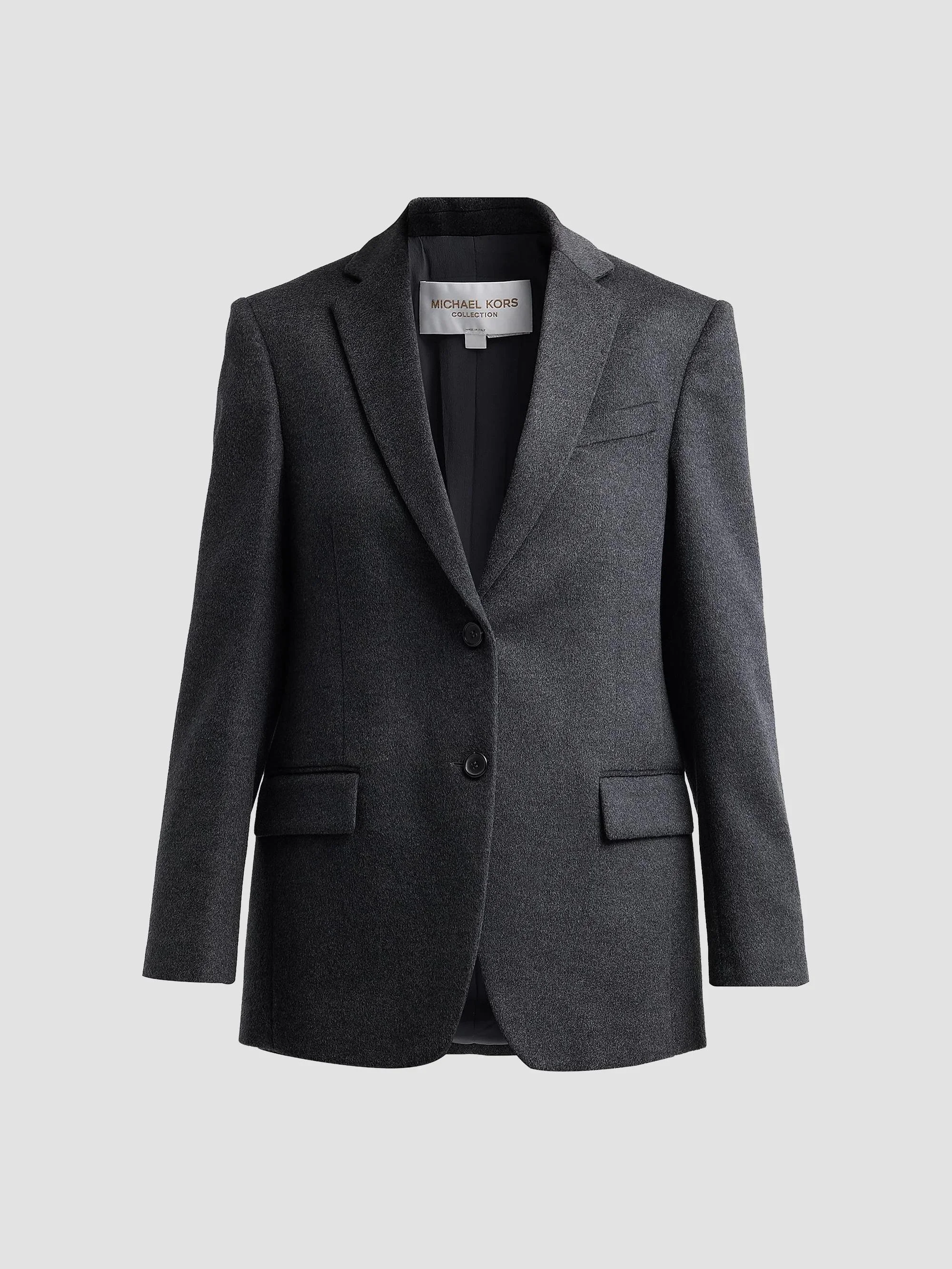 Women's Nico Single-Breasted Blazer - Dark Graphite Melange - 1