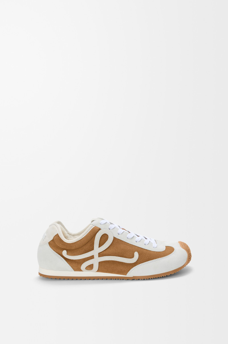 Ballet Runner 2.0 in suede and shearling 1