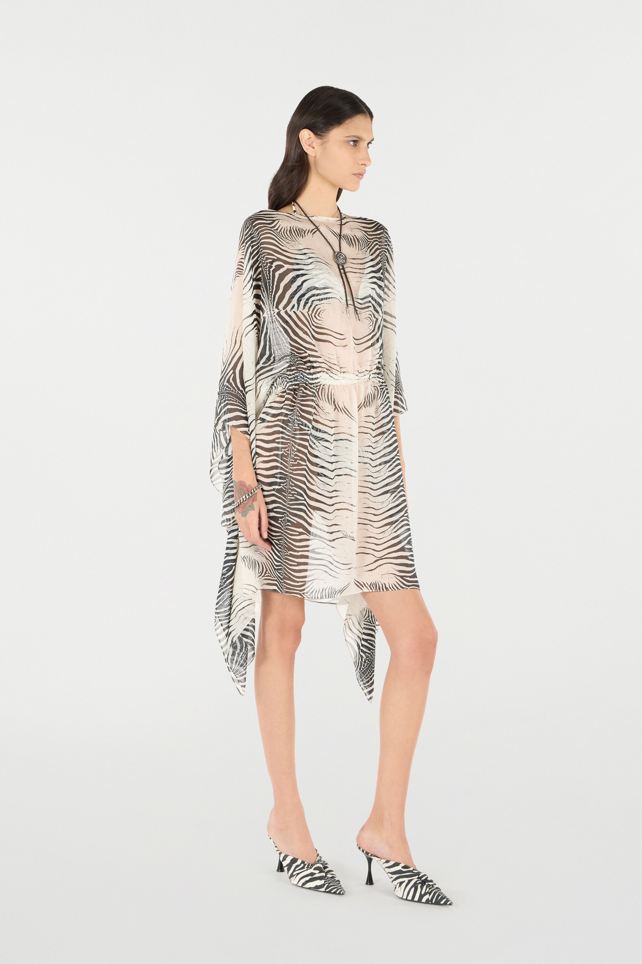 Zebra-Print Caftan - 3