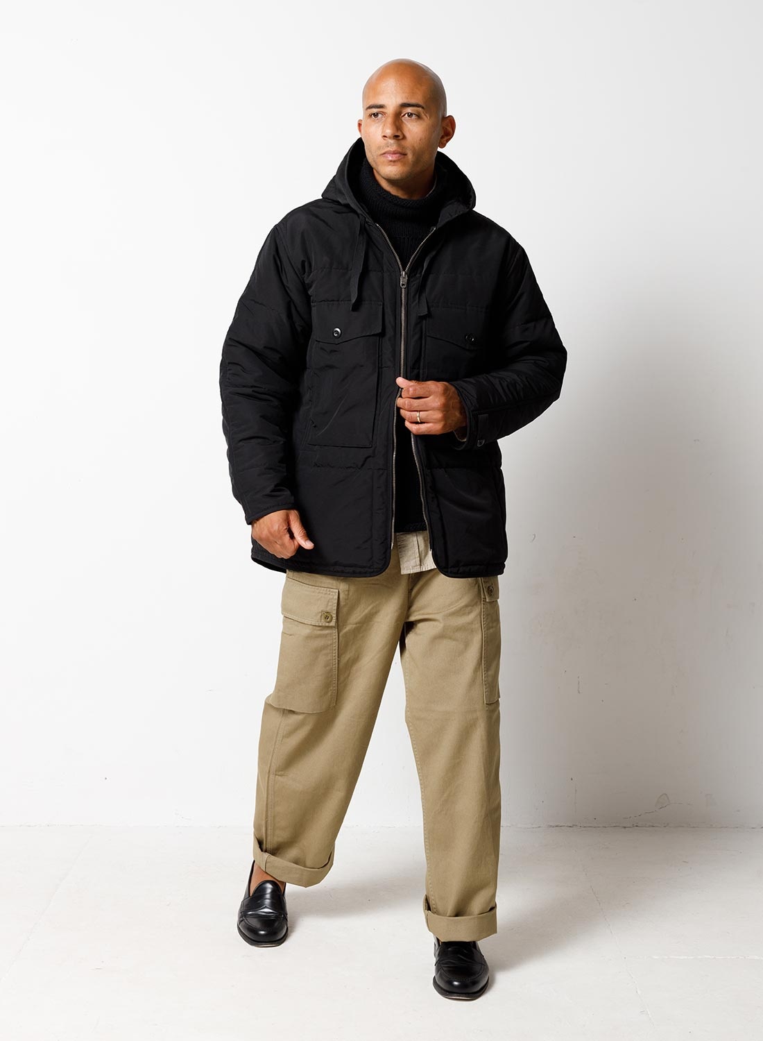 Midfield Liner in Black - 2