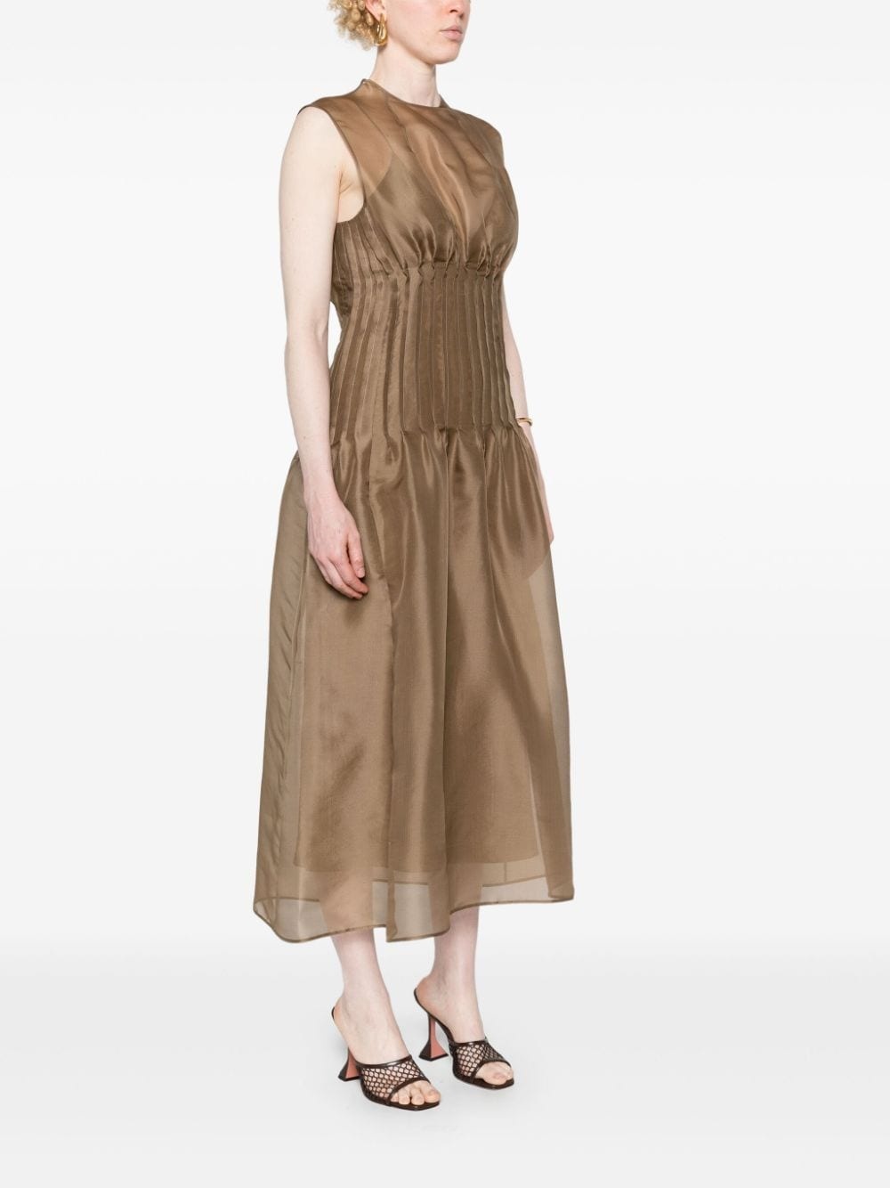 Wes sheer midi dress - 3