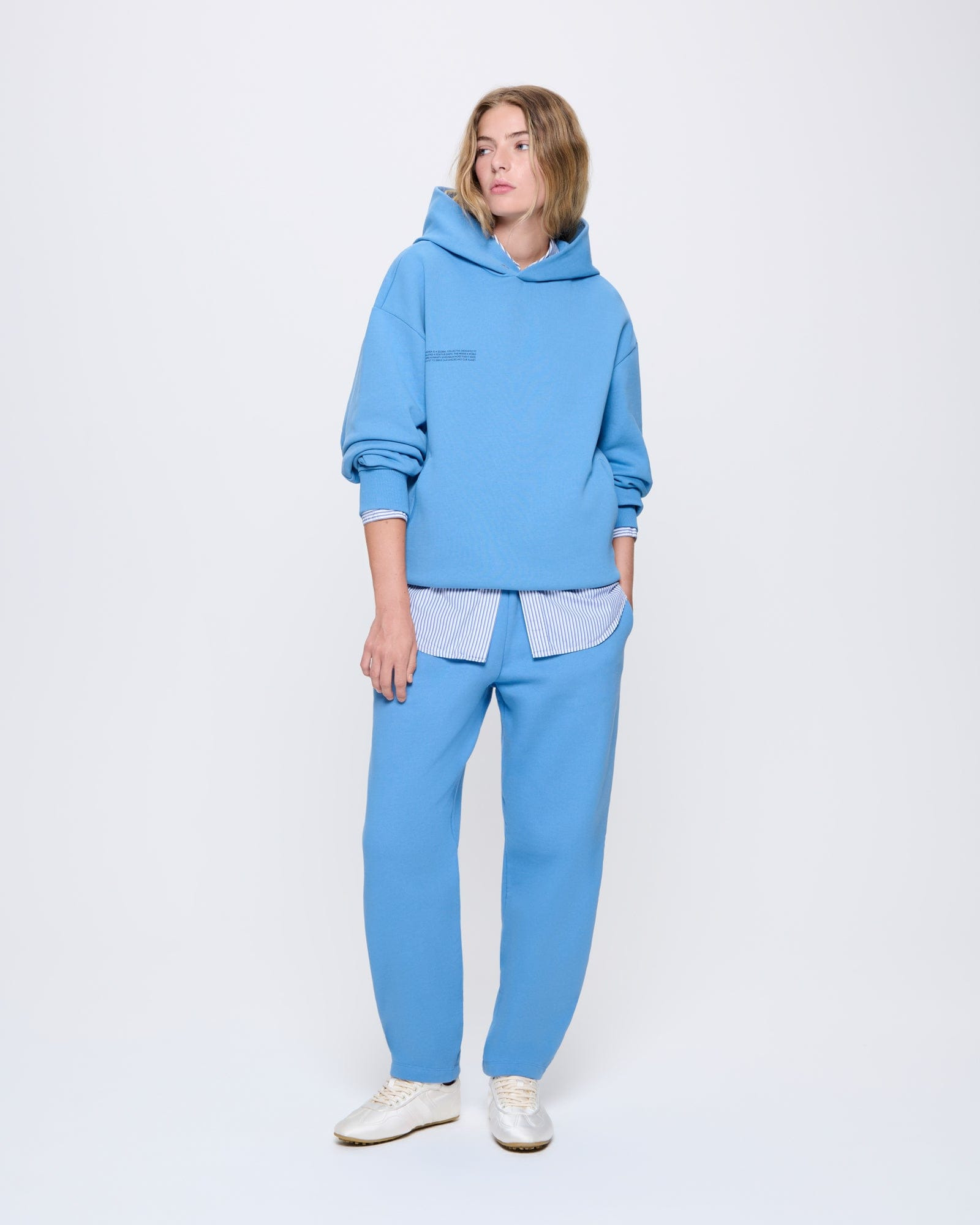 Womens DNA Barrel-Leg Track Pants - Summit Blue - 2