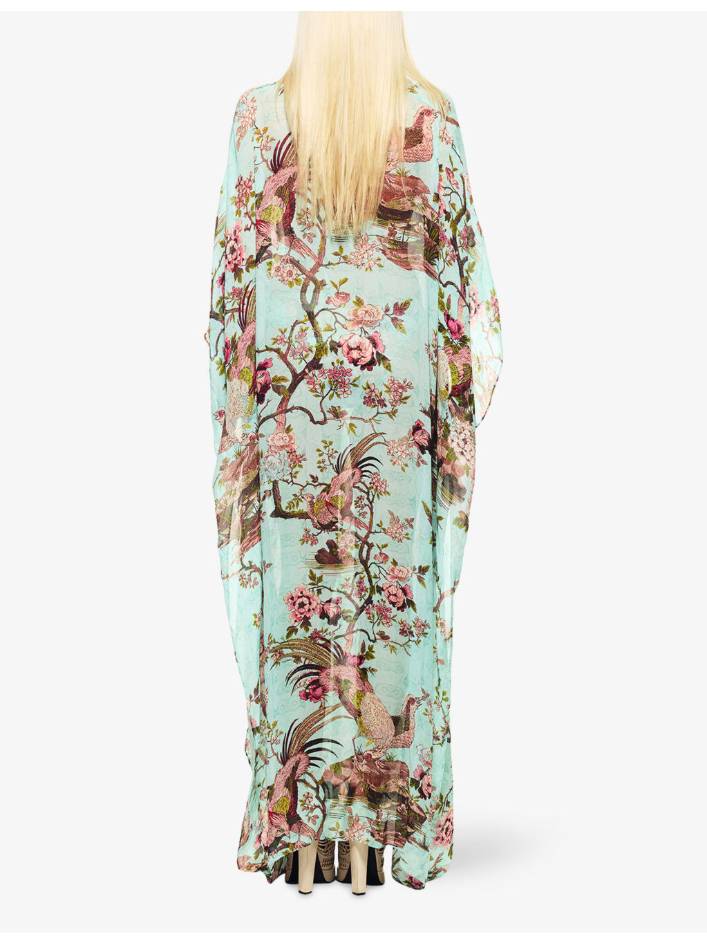 SKIMS x Cavalli Graphic-Print Stretch-Woven Kaftan - 4