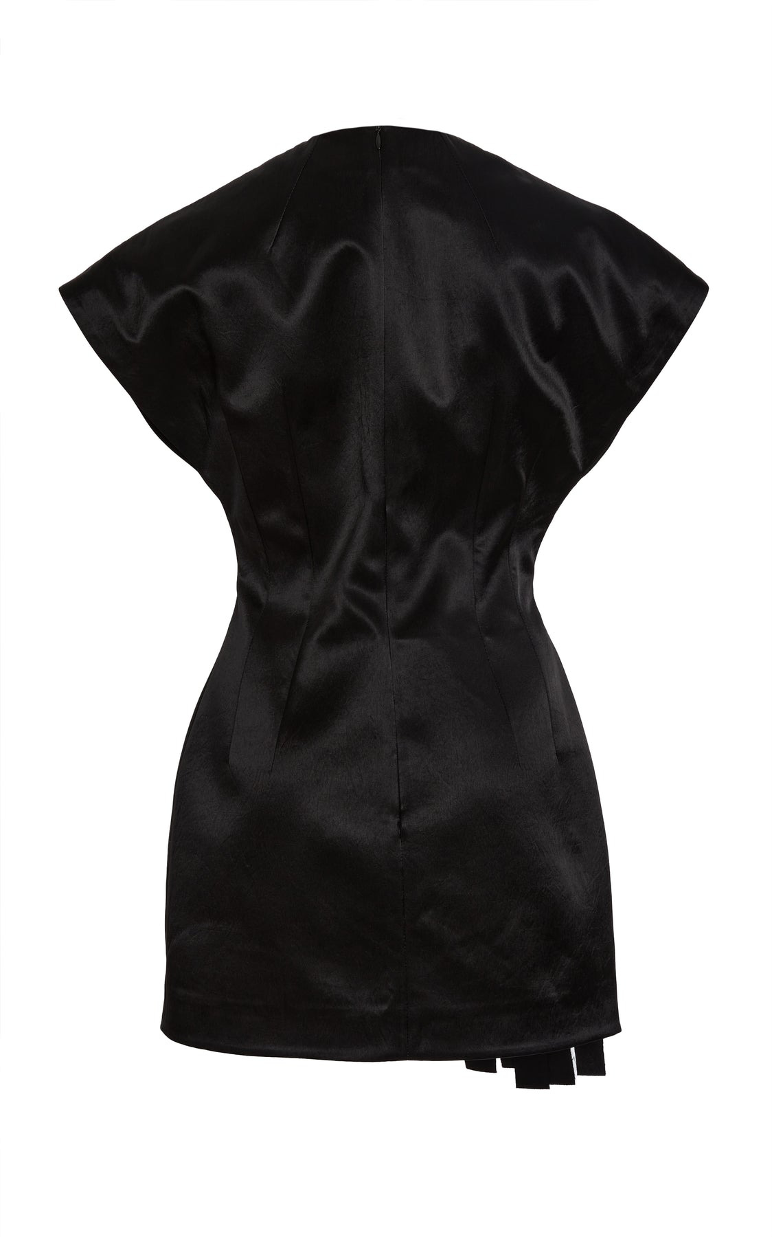 SATIN TOP WITH RECTANGLE DETAIL BLACK - 11