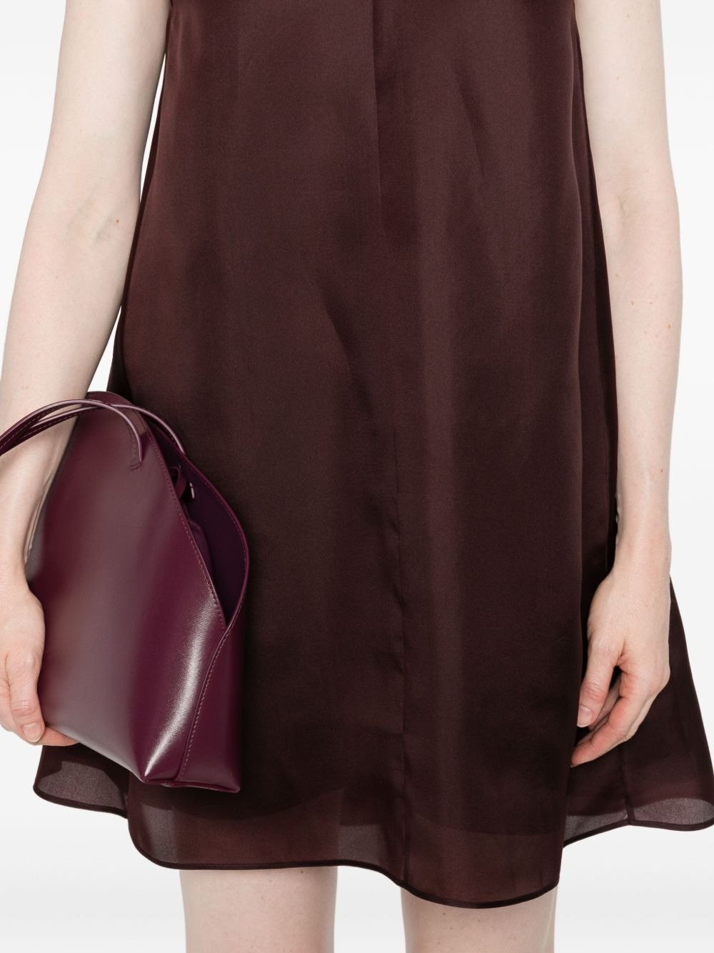 Clay sleeveless silk dress - 5