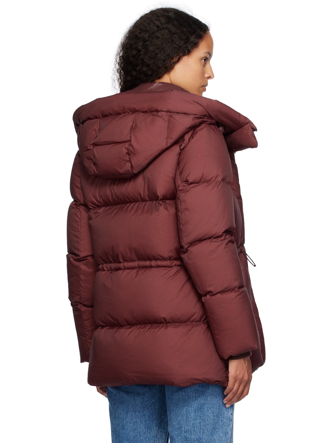 Burgundy Freya-SW Down Jacket - 3