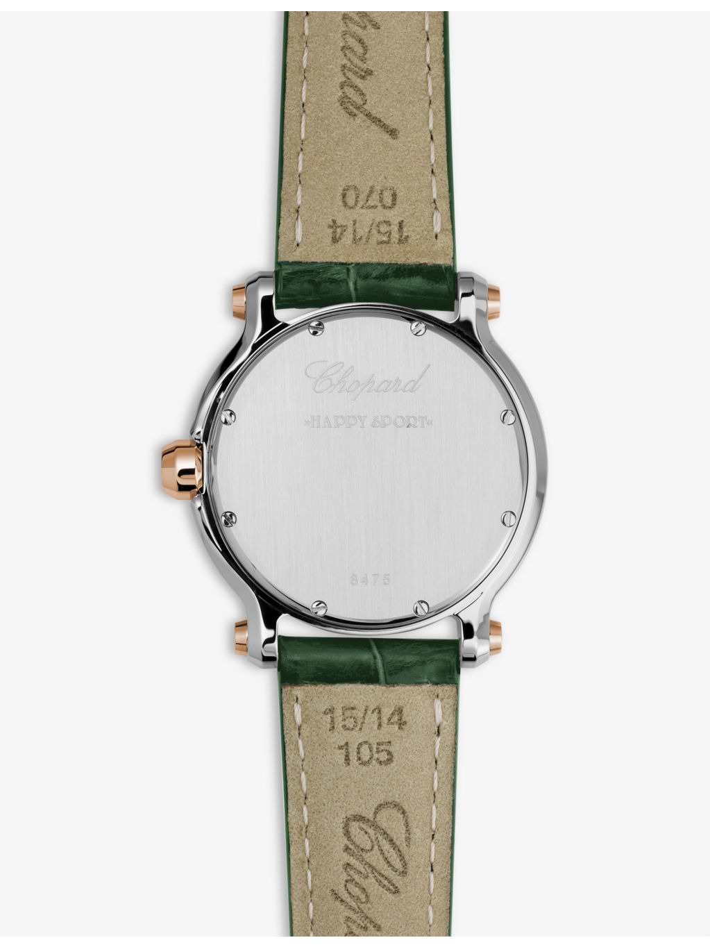 278582-6005 Happy Sport 18ct rose gold, stainless-steel and 0.24ct diamond quartz watch - 2