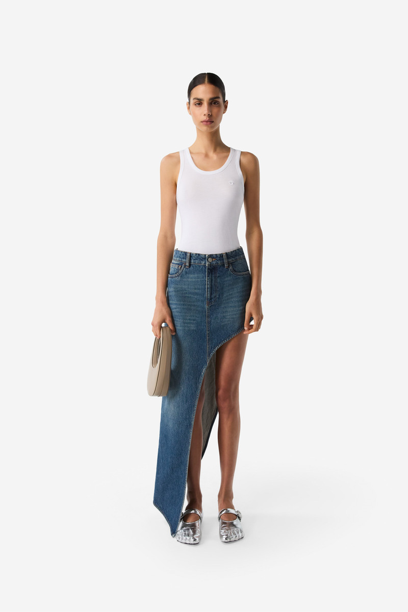 COPERNI One-Leg Denim Skirt outlook
